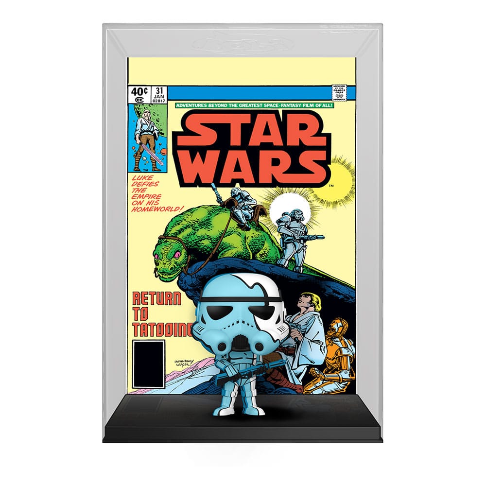 Star Wars POP! Comic Cover Vinyl Figur Stormtrooper (1977) #31 9 cm Image 1
