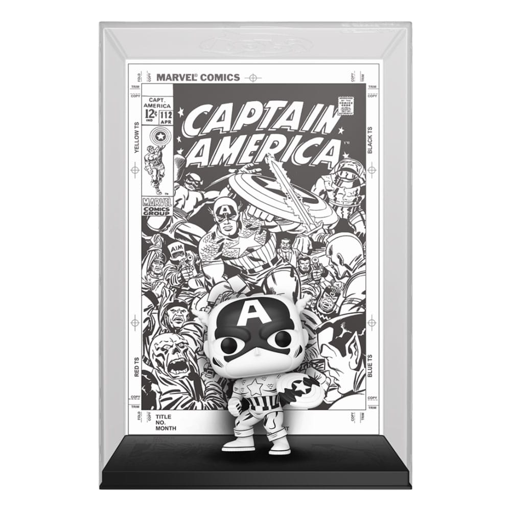 Marvel 85th Anniversary POP! Comic Cover Vinyl Figur Captain America 9 cm Image 1