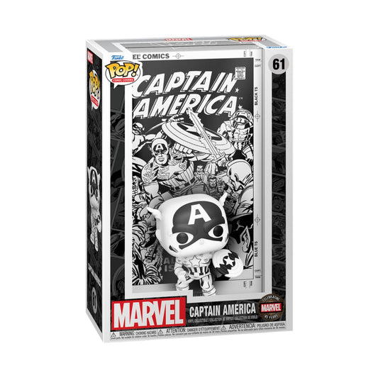 Marvel 85th Anniversary POP! Comic Cover Vinyl Figur Captain America 9 cm Image 2
