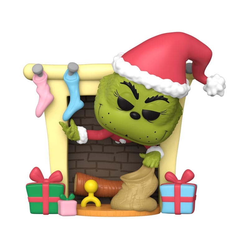 The Grinch POP! Deluxe Vinyl Figur Grinch w/Bag 9 cm Image 1