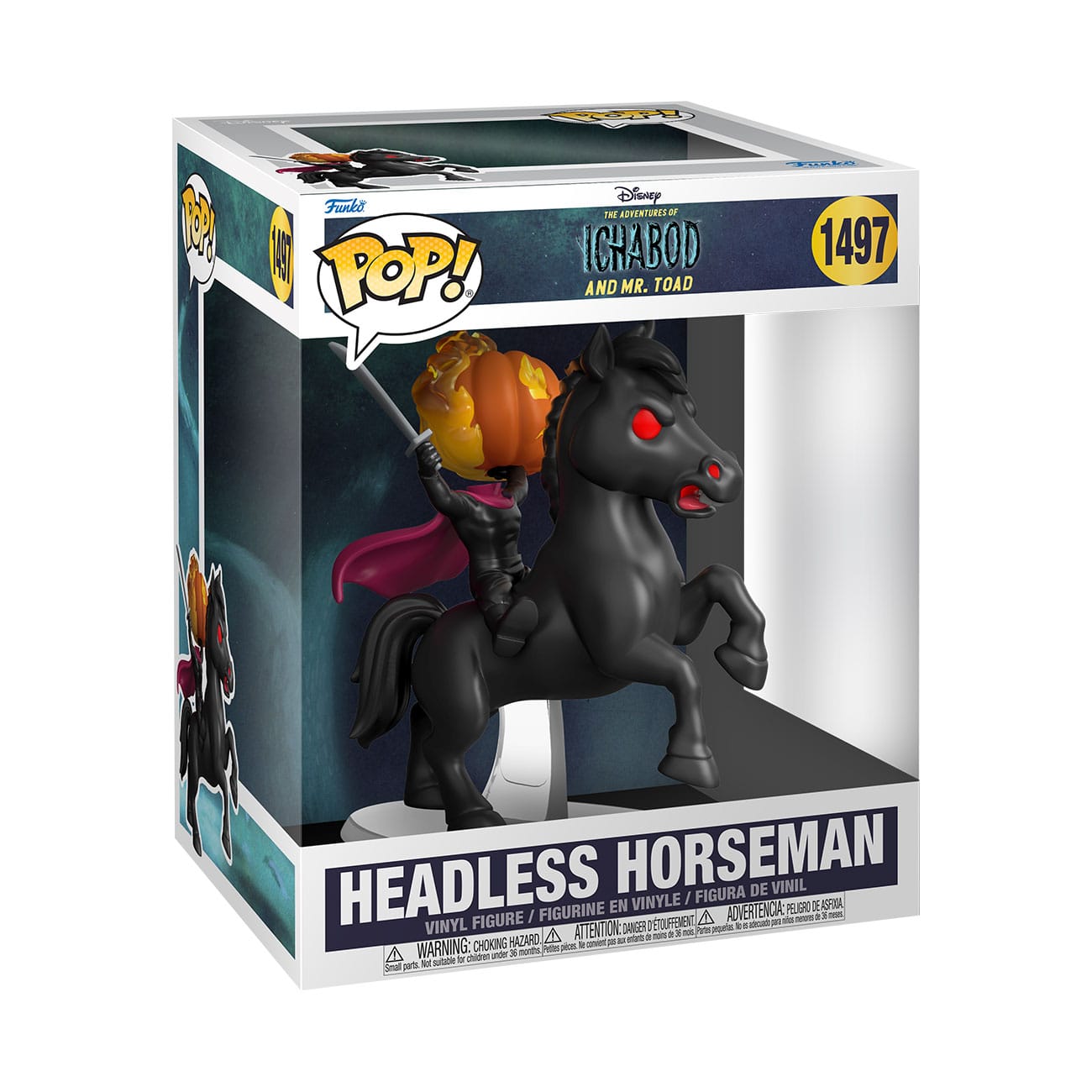 Sleepy Hollow POP! Rides Deluxe Vinyl Figur Headless Horseman 9 cm Image 2