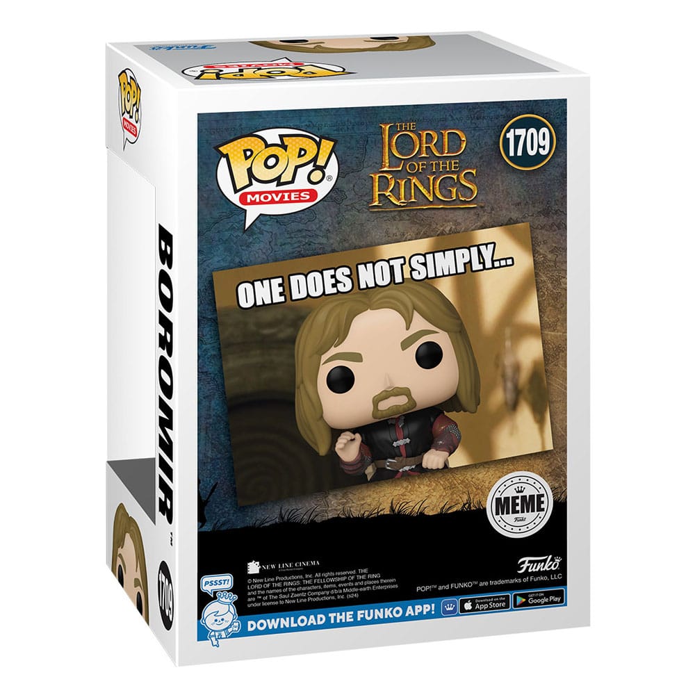 Herr der Ringe POP! Movies Vinyl Figur Boromir (Meme) 9 cm Image 3