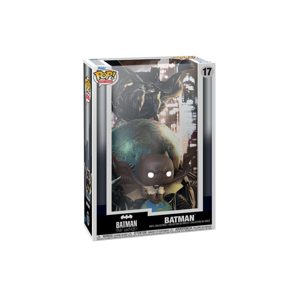 DC POP! Comic Cover Vinyl Figur Batman The World 9 cm Image 2