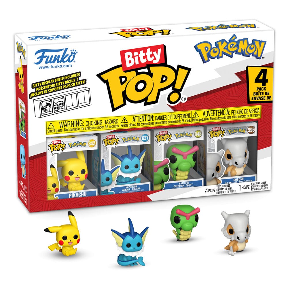 Pokémon Bitty POP! Vinyl Figuren 4er-Pack Series 1 2 cm Image 1