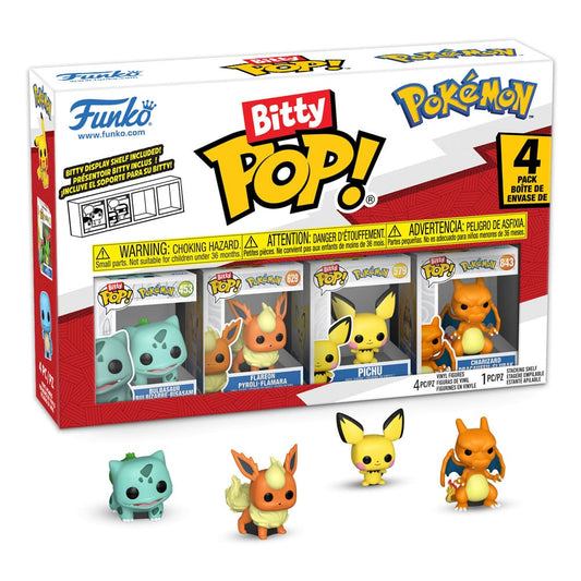 Pokémon Bitty POP! Vinyl Figuren 4er-Pack Series 3 2 cm Image 1