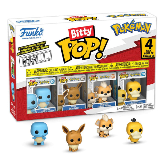 Pokémon Bitty POP! Vinyl Figuren 4er-Pack Series 4 2 cm Image 1