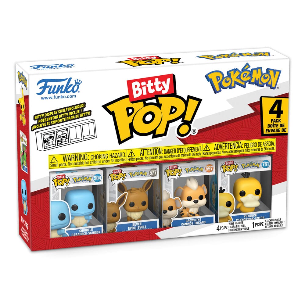 Pokémon Bitty POP! Vinyl Figuren 4er-Pack Series 4 2 cm Image 3