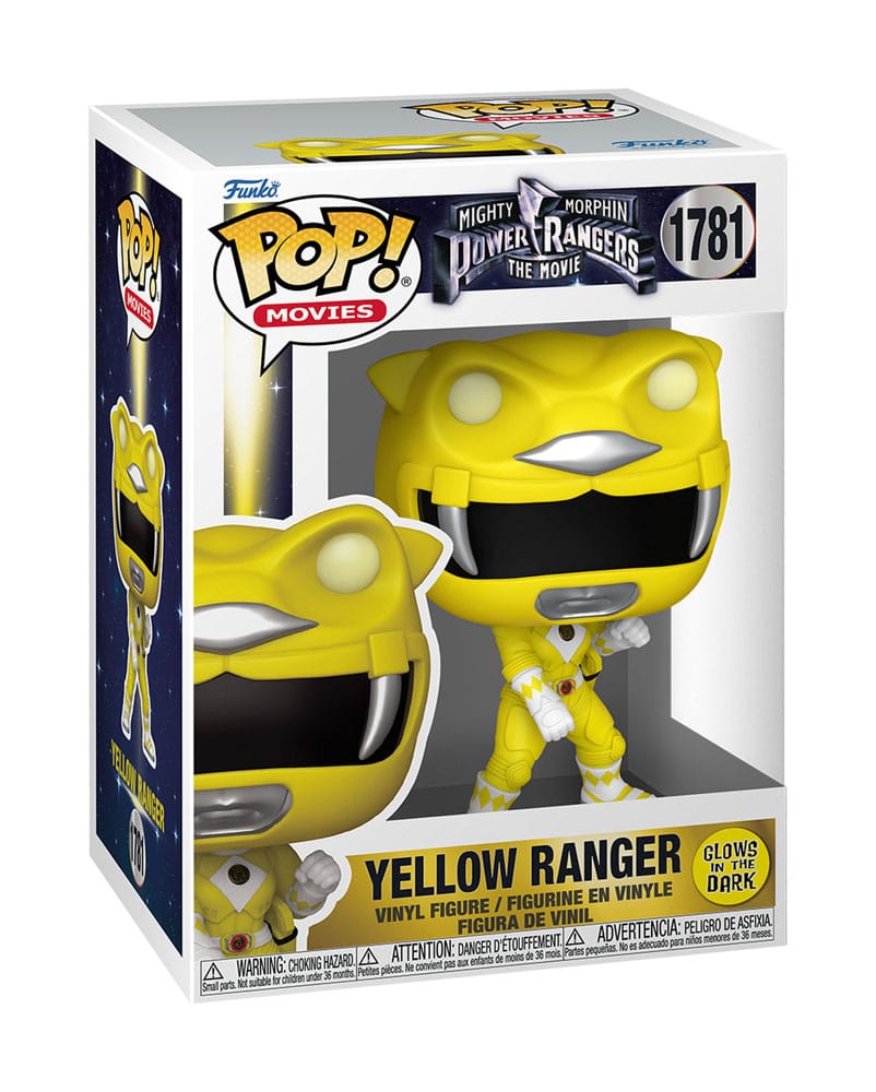 Power Rangers - Der Film POP! Movies Vinyl Figuren Yellow Ranger (GITD) 9 cm Image 3