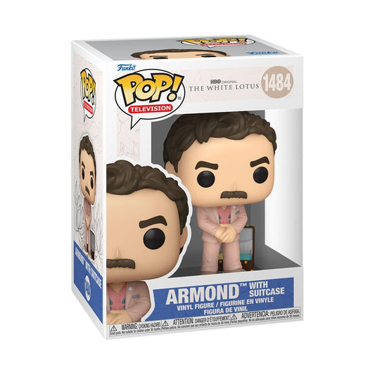 White Lotus POP! TV Vinyl Figur Armond w/Suitcase 9 cm Image 2