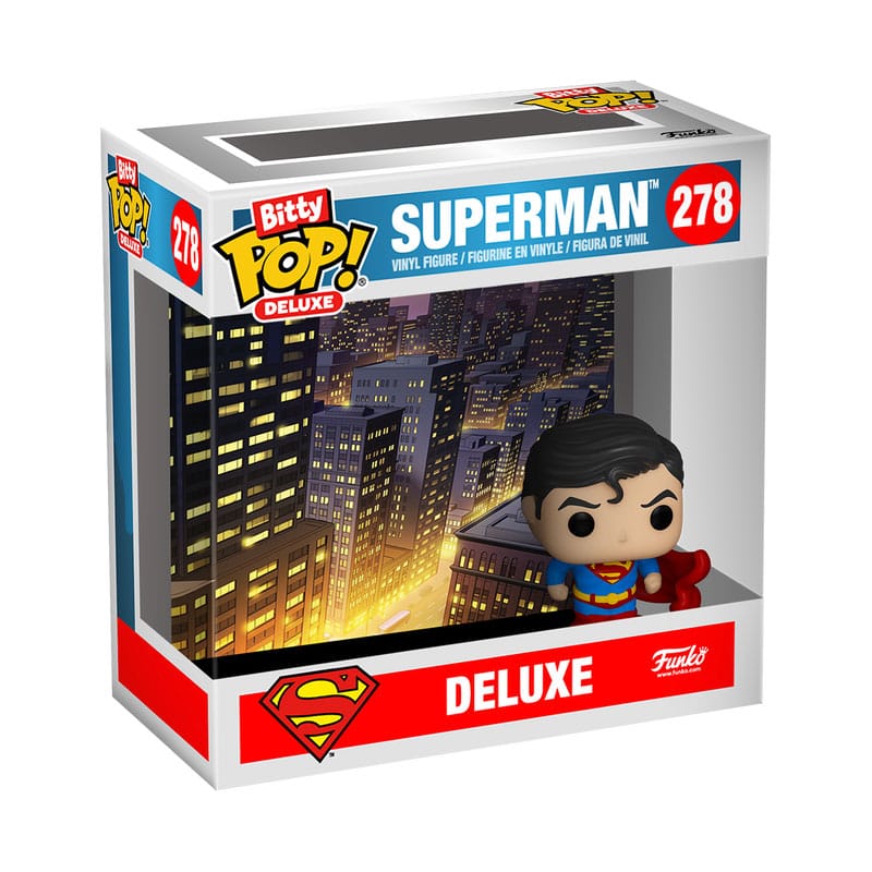 Superman Bitty POP! Deluxe Vinyl Figuren Superman(Gargoyle) Display (12) 2,5 cm Image