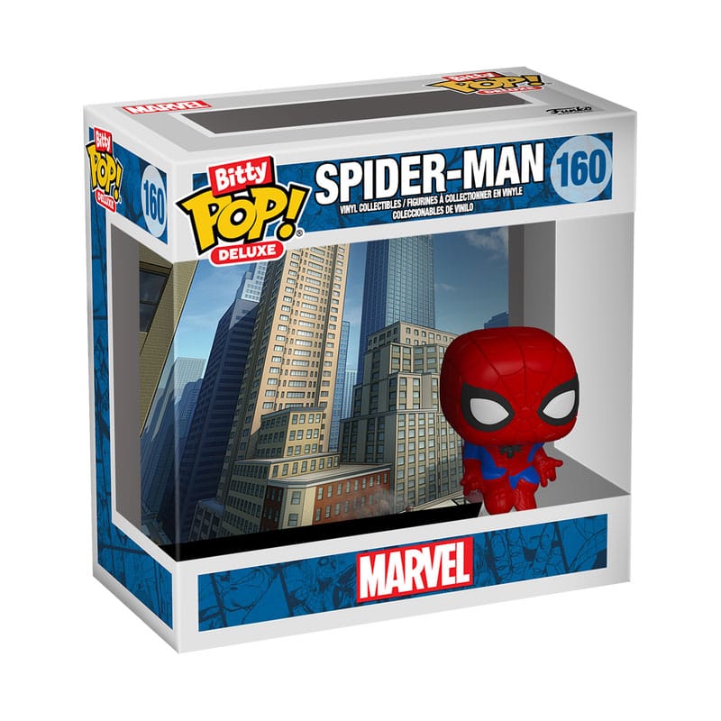 Spider-Man Bitty POP! Deluxe Vinyl Figuren Spider-Man(Cityscape) Display (12) 2,5 cm Image 1