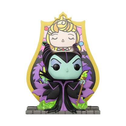 Disney POP! Deluxe Vinyl Figur Maleficent (Glass) 9 cm Image 1