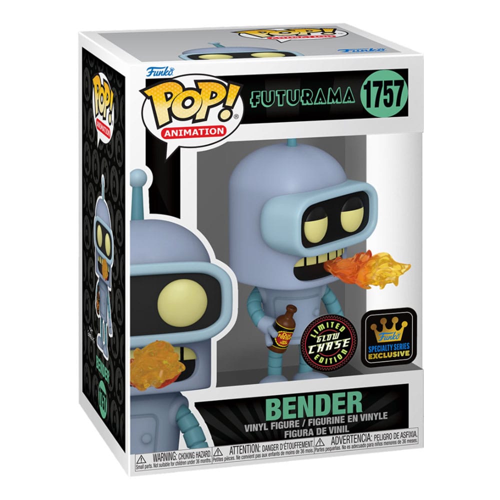 Futurama POP! TV Vinyl Figuren Bender w/CH(GW) 9 cm Sortiment (6) Image 5