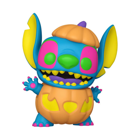 Lilo & Stitch POP! Disney Vinyl Figur Blacklight Pumpkin Stitch 9 cm Image 1