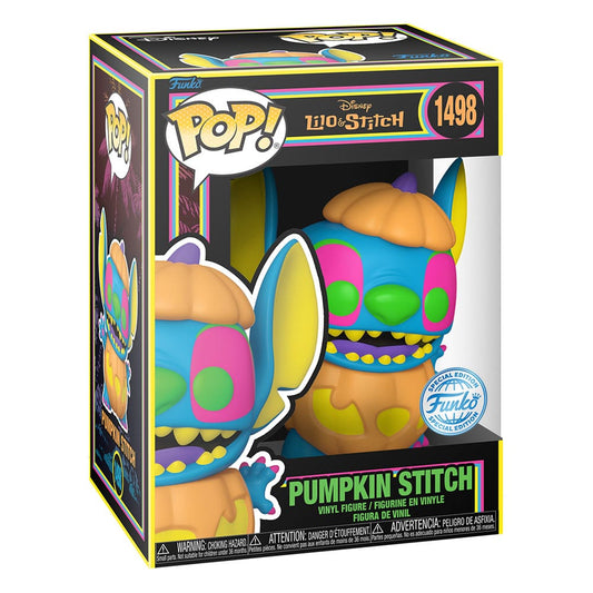 Lilo & Stitch POP! Disney Vinyl Figur Blacklight Pumpkin Stitch 9 cm Image 2
