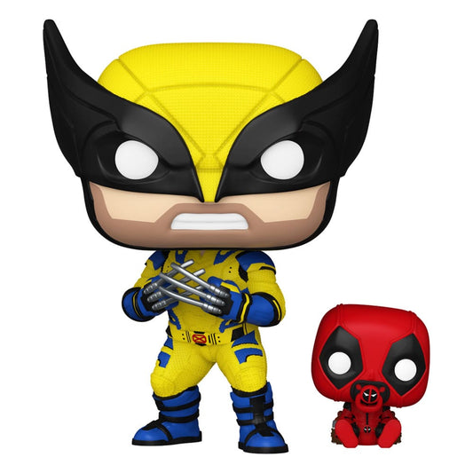 Deadpool 3 POP & Buddy! Vinyl Figur Wolverine w/ Babypool 9 cm Image 1