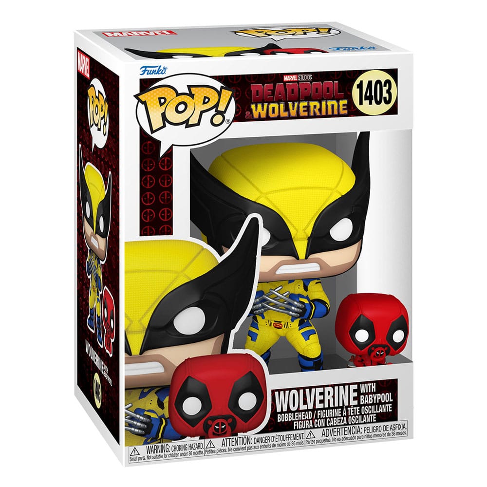 Deadpool 3 POP & Buddy! Vinyl Figur Wolverine w/ Babypool 9 cm Image 2