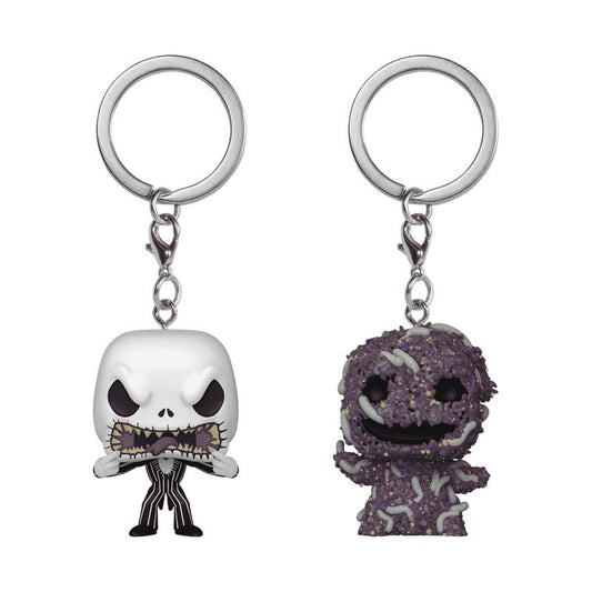 Nightmare Before Christmas POP! Vinyl Schlüsselanhänger 2er-Pack Jack/Oogie 4 cm Image 1