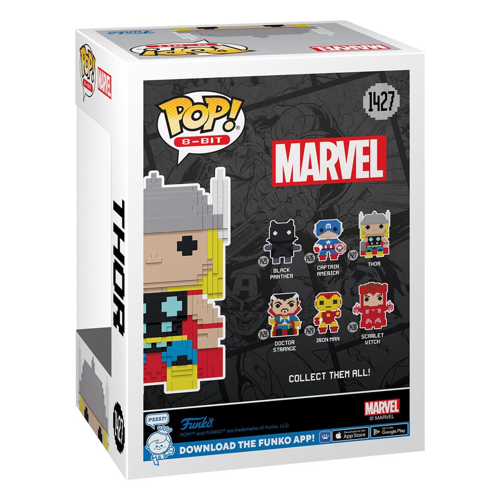 Marvel POP! 8-Bit Vinyl Figur Thor 9 cm Image 3
