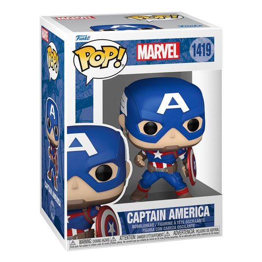 Marvel New Classics POP! Vinyl Figur Captain America 9 cm Image 2