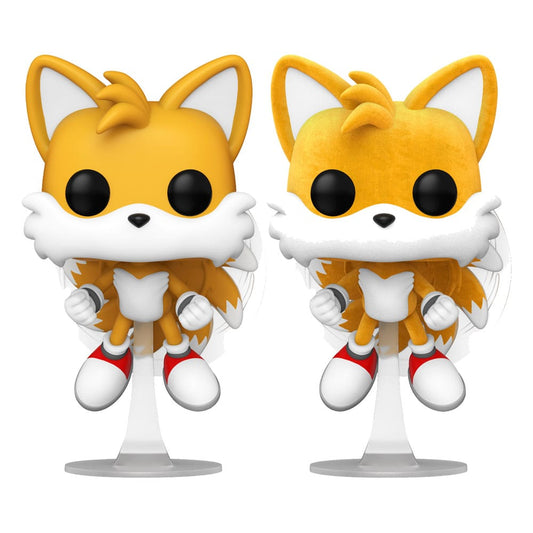 Sonic The Hedgehog POP! Games Vinyl Figuren Tails(Flying)(FL) w/CH 9 cm Sortiment (6) Image 1