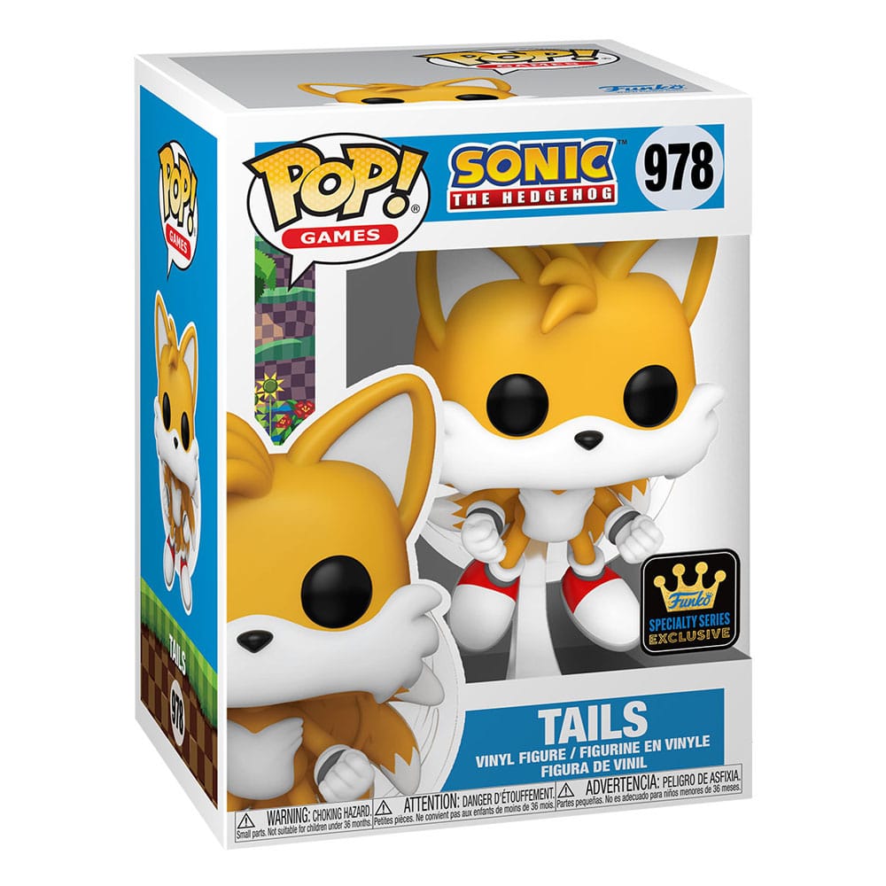 Sonic The Hedgehog POP! Games Vinyl Figuren Tails(Flying)(FL) w/CH 9 cm Sortiment (6) Image 4