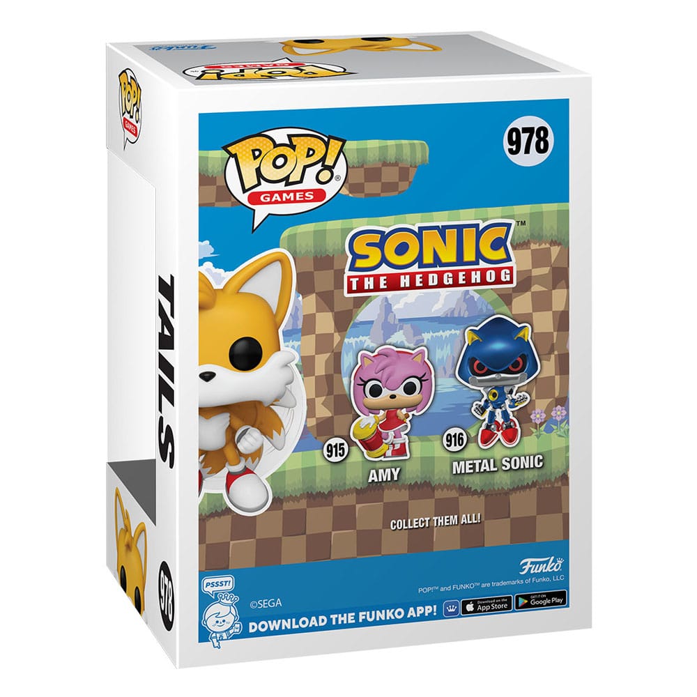 Sonic The Hedgehog POP! Games Vinyl Figuren Tails(Flying)(FL) w/CH 9 cm Sortiment (6) Image 5