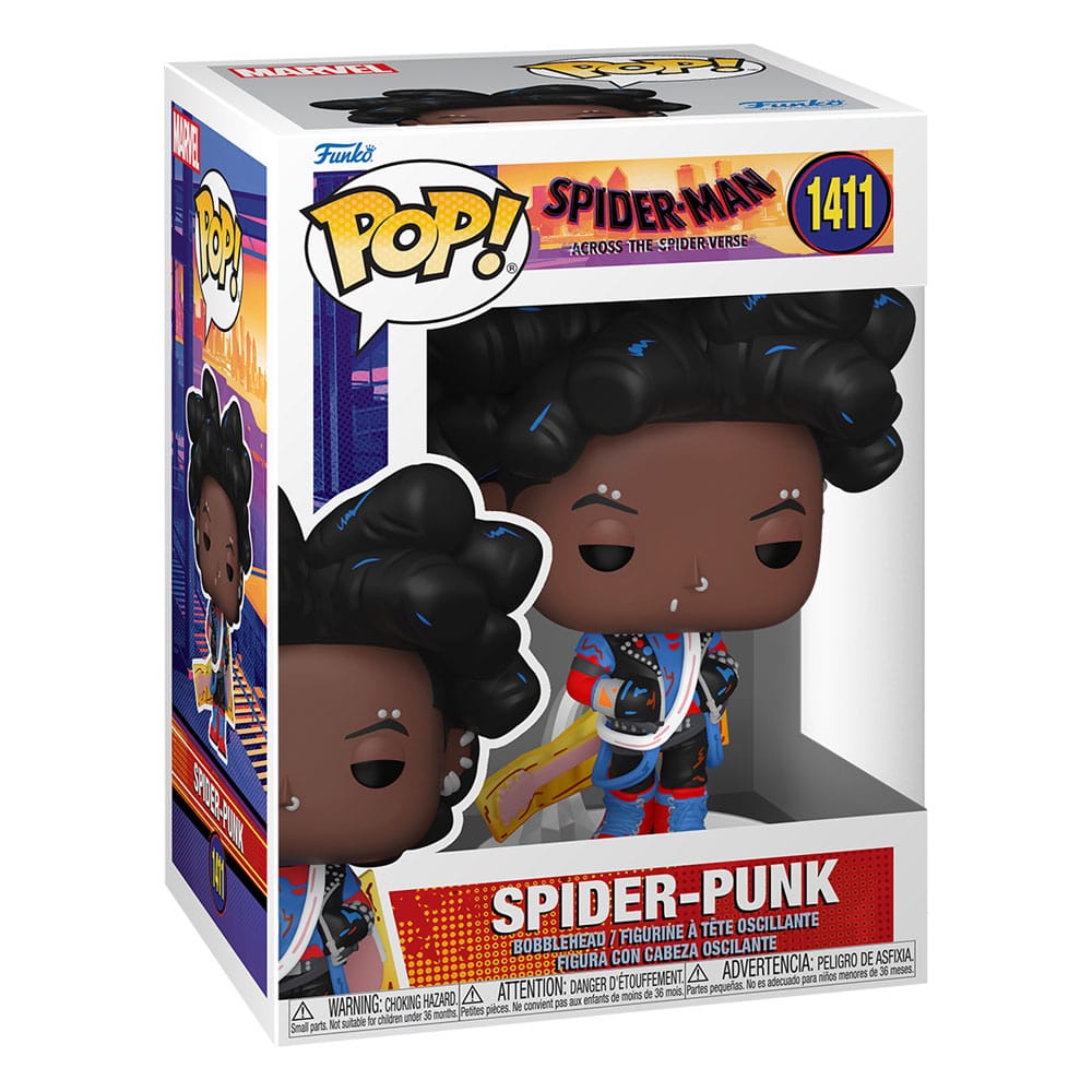 Spiderman Across the Spider-Verse POP! Vinyl Figur Spider-Punk(UN) 9 cm Image 2