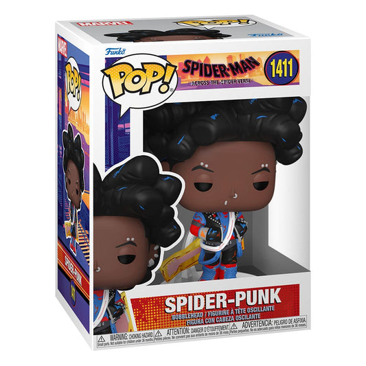 Spiderman Across the Spider-Verse POP! Vinyl Figur Spider-Punk(UN) 9 cm Image 2