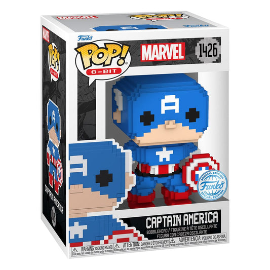 Marvel POP! 8-Bit Vinyl Figur Captain America 9 cm Image 2