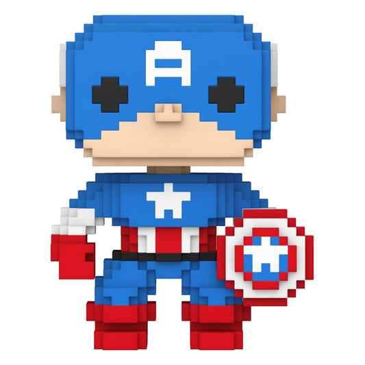 Marvel POP! 8-Bit Vinyl Figur Captain America 9 cm Image 1