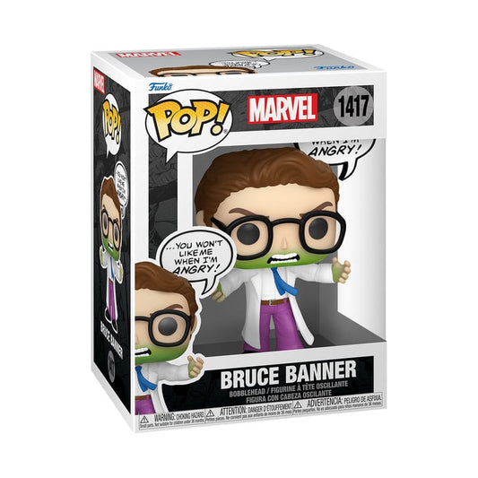 Marvel Comics POP! Marvel Vinyl Figur Bruce Banner(Don't Make me Angry) 9 cm Image 2