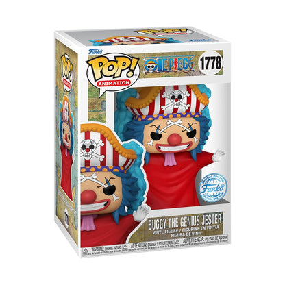 One Piece POP! Animation Vinyl Figur Buggy the Genius Jester Exclusive 9 cm Image 2