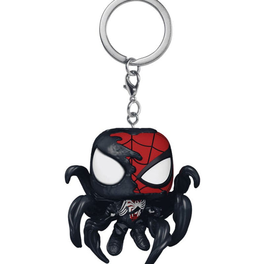 Marvel's Spider-Man 2 POP! Vinyl Schlüsselanhänger 4 cm Advanced Suit 2.0 Symbiote Takeover Display (12) Image