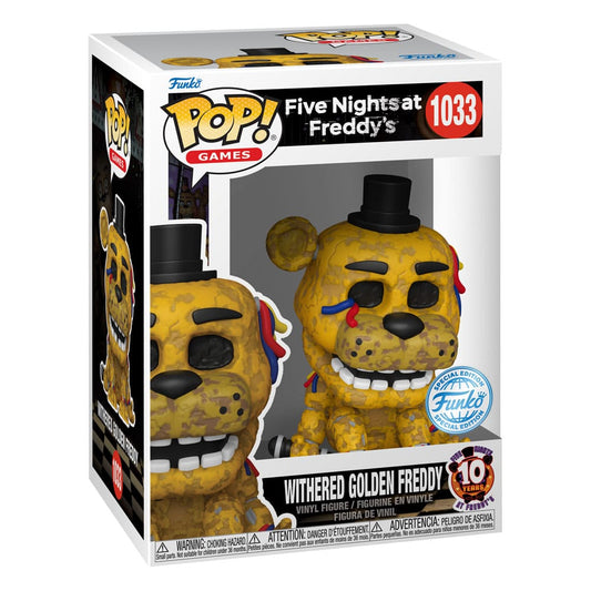 Five Nights at Freddy's POP! Games Vinyl Figur Withered Gldn Frdy 9 cm Image 2