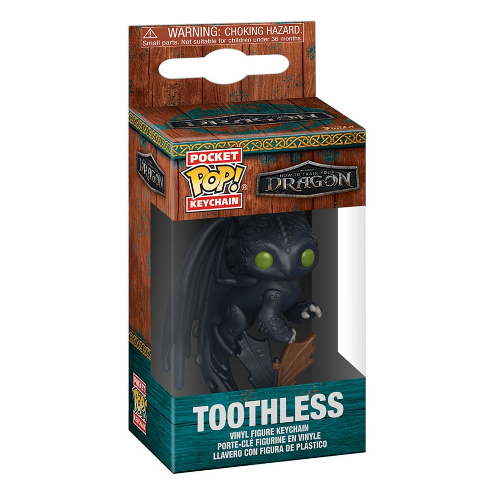 Drachenzähmen leicht gemacht LAM POP! Vinyl Schlüsselanhänger 4 cm Toothless Display (12) Image 2