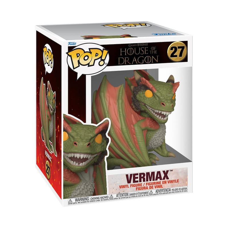 House of the Dragon Oversized POP! Vinyl Figur Vermax 15 cm Image 2