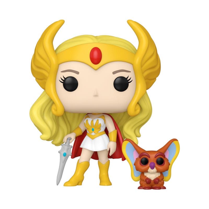 Masters of the Universe POP! & Buddy Vinyl Figur She-Ra w/Kowl 9 cm Image 1