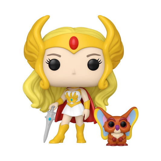 Masters of the Universe POP! & Buddy Vinyl Figur She-Ra w/Kowl 9 cm Image 1