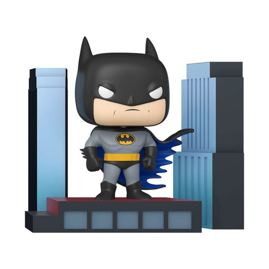 Batman The Animated Series POP! Deluxe Vinyl Figur Batman on Rooftop 9 cm Image 1
