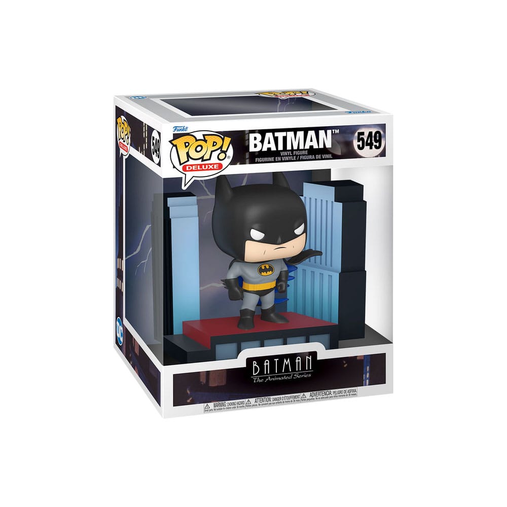 Batman The Animated Series POP! Deluxe Vinyl Figur Batman on Rooftop 9 cm Image 2