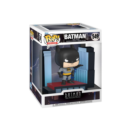 Batman The Animated Series POP! Deluxe Vinyl Figur Batman on Rooftop 9 cm Image 2