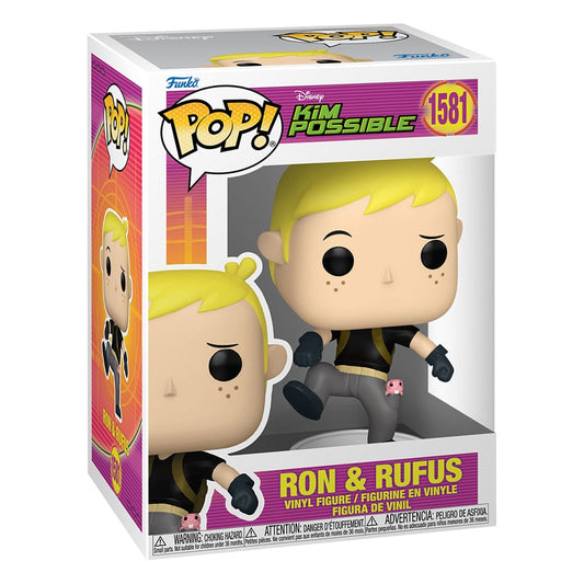 Kim Possible POP! Vinyl Figur Ron w/Rufus 9 cm Image 2