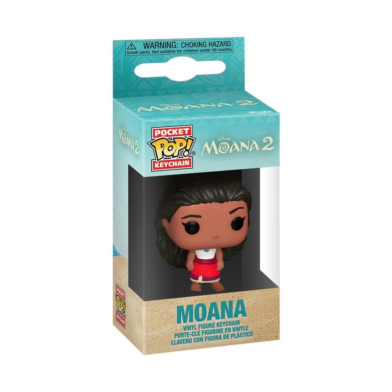 Vaiana 2 POP! Vinyl Schlüsselanhänger 4 cm Moana in Red Skirt Display (12) Image 2