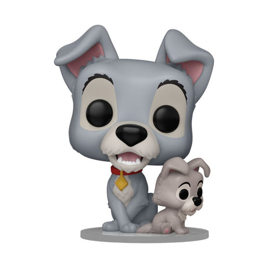 Susi & Strolch POP! Disney Vinyl Figur Tramp w/puppy 9 cm Image 1