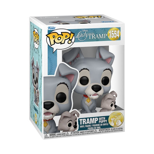Susi & Strolch POP! Disney Vinyl Figur Tramp w/puppy 9 cm Image 2