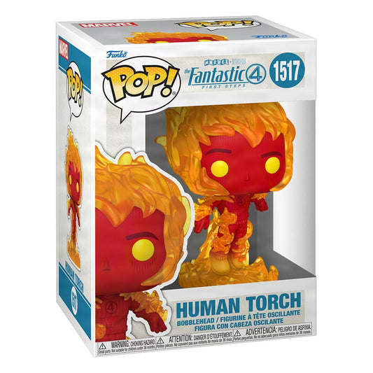 The Fantastic Four: First Steps POP! Marvel Vinyl Figur Human Torch 9 cm Image 2