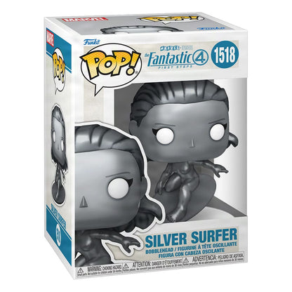 The Fantastic Four: First Steps POP! Marvel Vinyl Figur Silver Surfer 9 cm Image 2