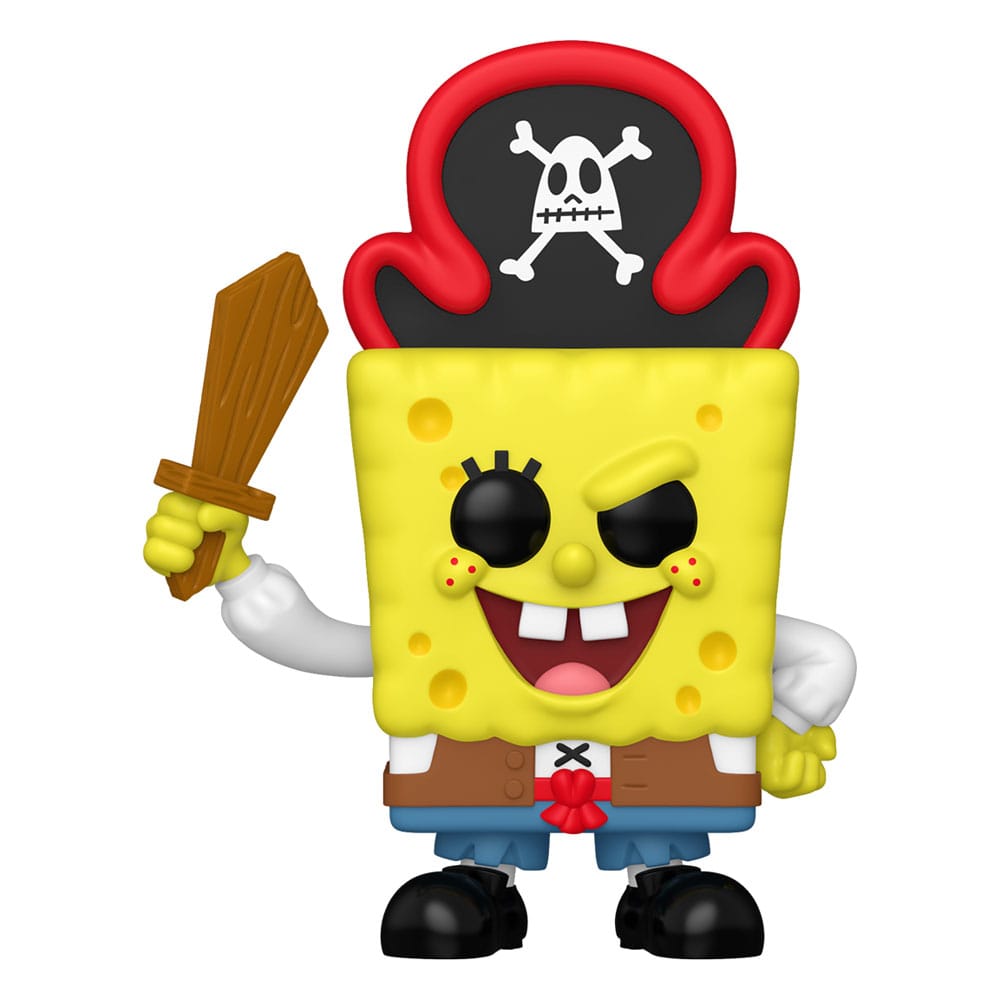 SpongeBob Schwammkopf POP! Vinyl Figur SquarePants (Pirate) 9 cm Image 1
