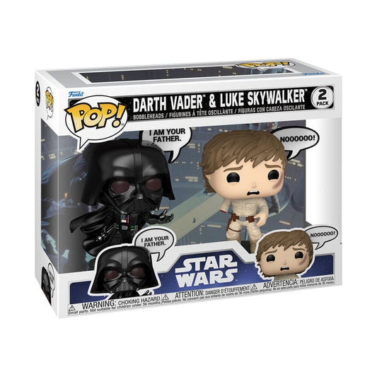 Star Wars: Sayings POP! Vinyl Figuren 2er-Pack Vader & Luke 9 cm Image 2